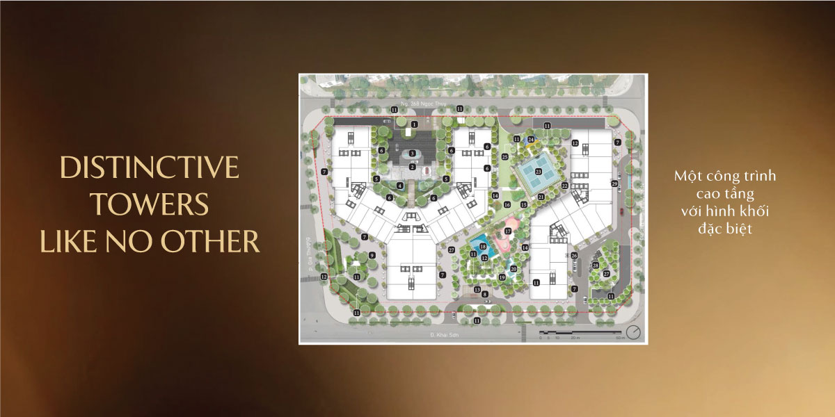 MẶT BẰNG TỔNG THỂ THE MAGNOLIA