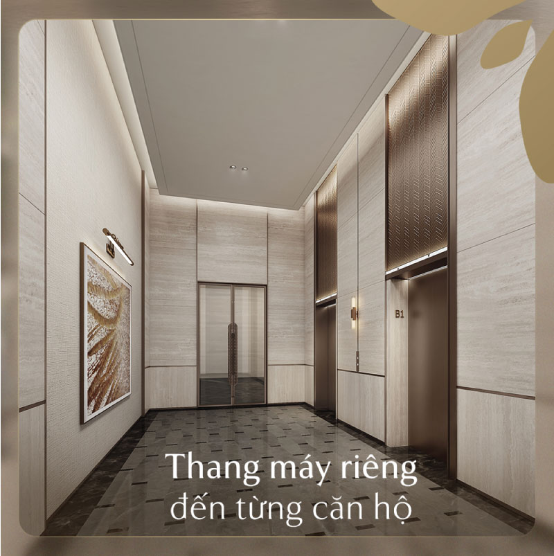 90% căn hộ the magnolia sở hữu thang máy riêng