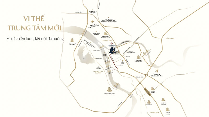 Vị Trí The Magnolia Long Biên: Tọa Độ “Hạng Thương Gia” Kế Sông Cận Phố Của Giới Tinh Hoa