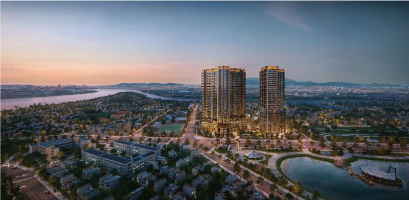 Vị trí The Magnolia sở hữu vị thế độc tôn